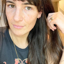 Load image into Gallery viewer, Sterling Silver Herkimer Diamond Stud Earrings: Raw Gemstone Jewelry