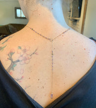 Load image into Gallery viewer, Clear Quartz Y Necklace: Gold Filled Lariat Gemstone Chain