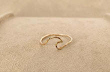Load image into Gallery viewer, Textured Wave Ring: 14k Gold Filled Stacking Ring