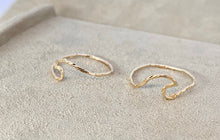 Load image into Gallery viewer, Textured Wave Ring: 14k Gold Filled Stacking Ring