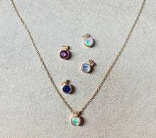 Load image into Gallery viewer, Solitaire Citrine Necklace: Sterling Silver Gemstone Choker