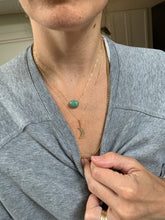 Load image into Gallery viewer, 14kt Gold Filled Crescent Moon Necklace: Hammered Celestial Pendant