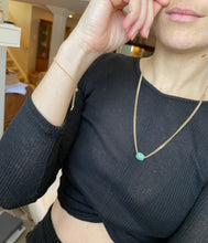 Load image into Gallery viewer, Dainty 14k Gold Filled Slider Bracelet: Adjustable Rolo Chain