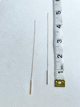 Load image into Gallery viewer, 14k Gold Filled Threader Earrings: Elegant Minimalist Style