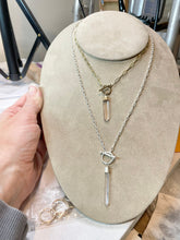 Load image into Gallery viewer, Raw Quartz Crystal Necklace: 14k Gold Filled Talisman Pendant