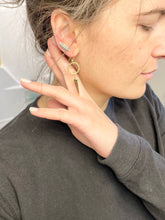 Load image into Gallery viewer, Sterling Silver Feather Ear Climbers: Minimalist Earrings