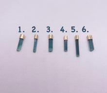 Load image into Gallery viewer, Raw Tourmaline Crystal Necklace: 14k Gold Filled Talisman Pendant