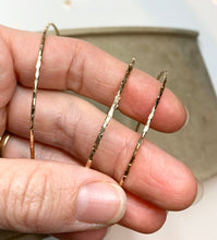 Load image into Gallery viewer, 14k Gold Filled Textured Bangle Bracelet: Minimalist Stacking Jewelry
