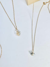 Load image into Gallery viewer, 14k gold filled Herkimer diamond necklace, April birthstone necklace
