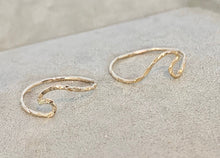 Load image into Gallery viewer, Textured Wave Ring: 14k Gold Filled Stacking Ring
