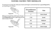 Load image into Gallery viewer, Floating Pearl Bangle Set: 14k Gold Filled Textured Bracelets
