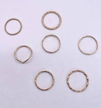 Load image into Gallery viewer, 14k Gold Filled Beaded Ring: Textured Stacking Band
