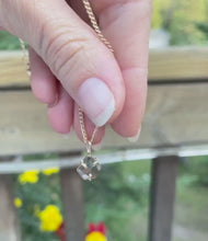 Load and play video in Gallery viewer, Pyrite necklace, 14k gold filled, Cuban link, minimalist, layering necklace
