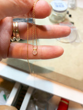 Load image into Gallery viewer, Solitaire Ruby necklace, gemstone choker, 14k gold filled minimalist necklace, fancy crystal necklace, gemstone jewelry
